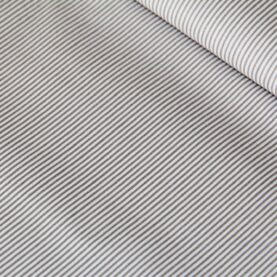 Ткань Ранфорс Полоска узкая серый, Турция, ширина 240 см, плотность 135 г/м2