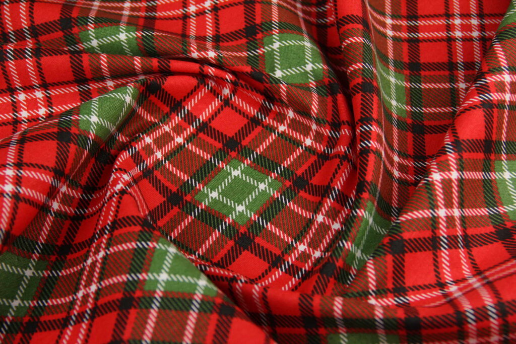 Ткань скатертная с тефлоновой пропиткой Клетка шотландка