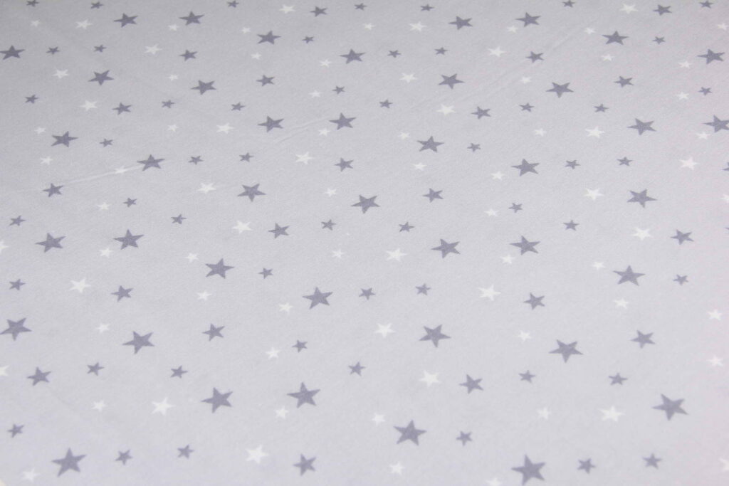 Ткань Фланель Звездопад Серый, Турция, ширина 240 см, плотность 160 г/м2