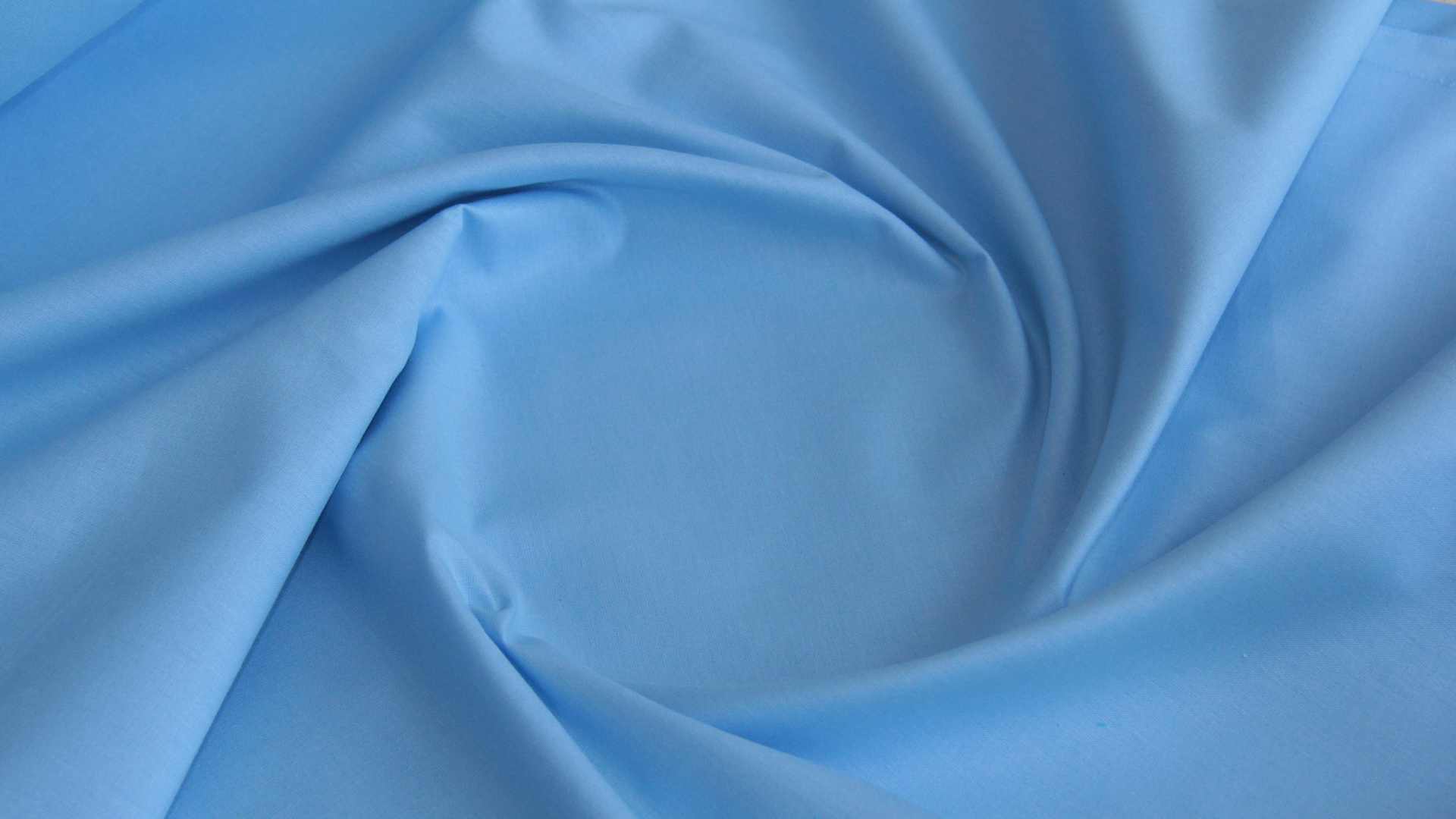 Ткань Поплин PA151 Синий, Турция, ширина 240 см, плотность 135 г/м2