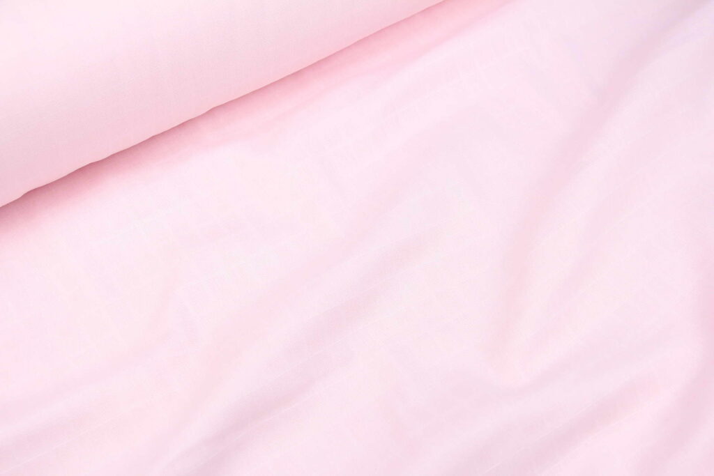 Ткань Муслин клеточка Розовый, Турция, плотность 120 г/м2, ширина 160 см