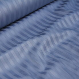 Ткань Страйп-сатин премиум SSG268317 Морская волна, Турция, ширина 240см, плотность 140 г/м2