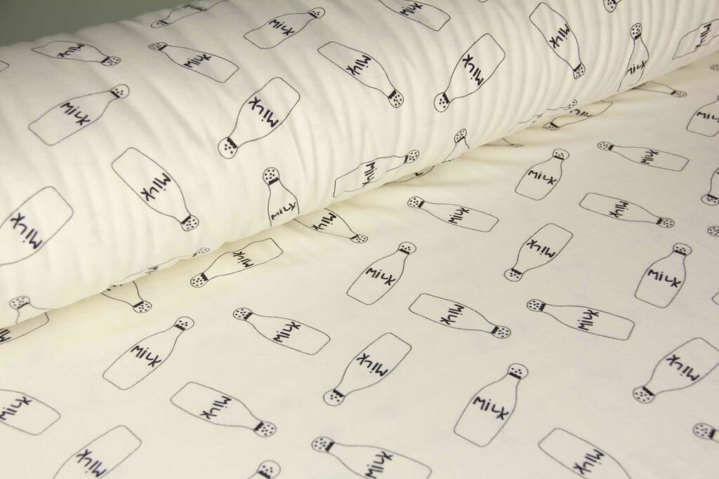 Фланель постельная Milk Белый, Турция, ширина 240 см, плотность 160 г/м2