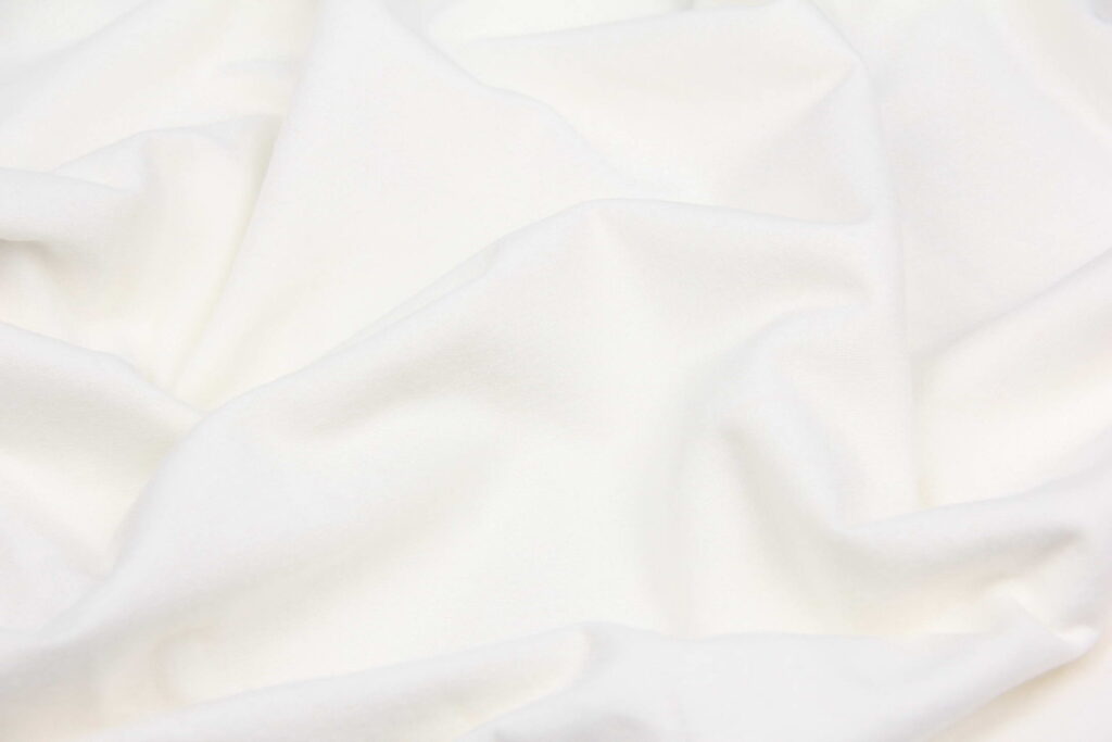 Ткань Фланель Молочный, Турция, ширина 240 см, плотность 160 г/м2