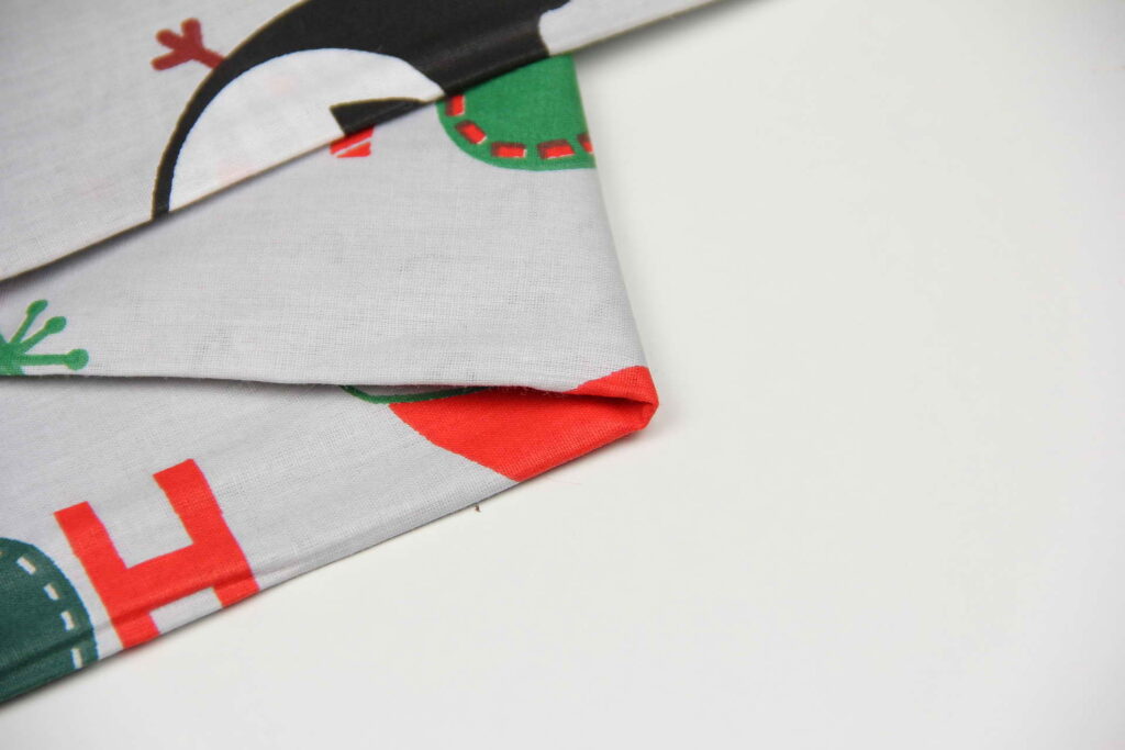 Ткань Ранфорс Merry Christmas Серый, Турция, ширина 240 см, плотность 135 г/м2