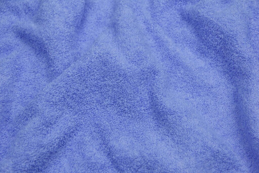 Махра двухсторонняя Синий 100% Хлопок, ширина 160 см, плотность 400 г/м2