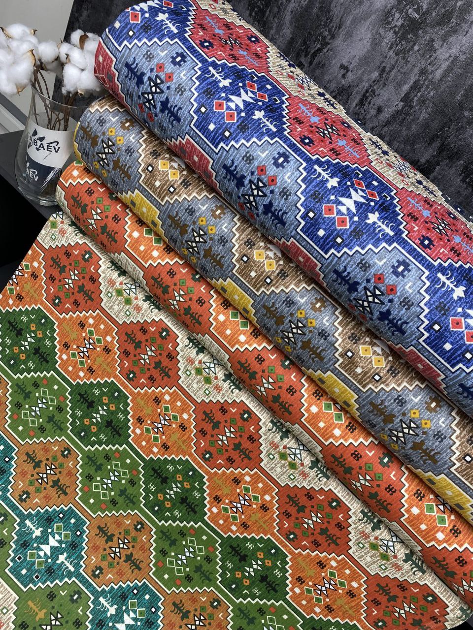 Ткань скатертная с тефлоновой пропиткой, Турция, ширина 180 см, DS052878