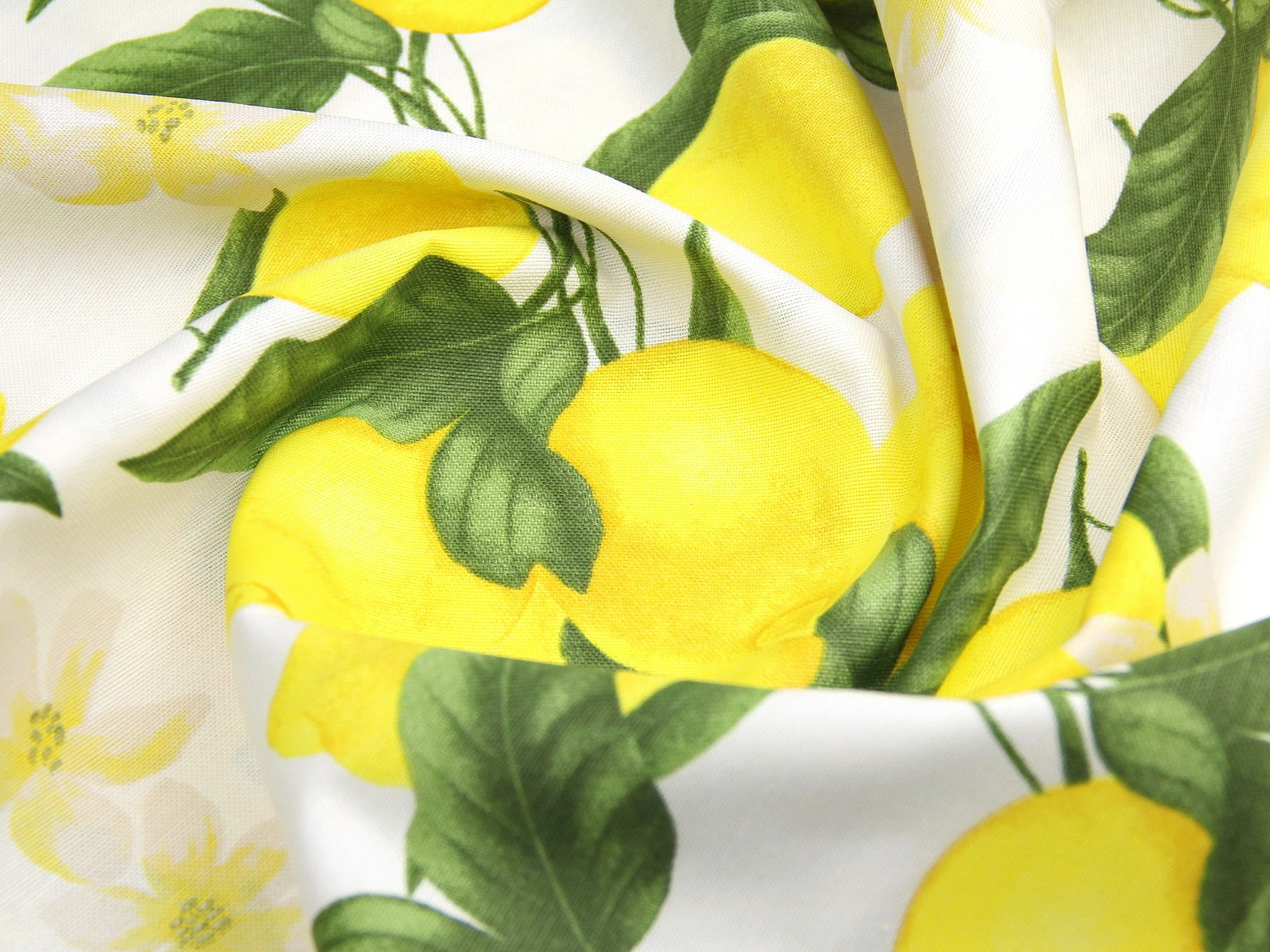 Тканина скатертна з тефлоновим просоченням Лимон і квіточка N