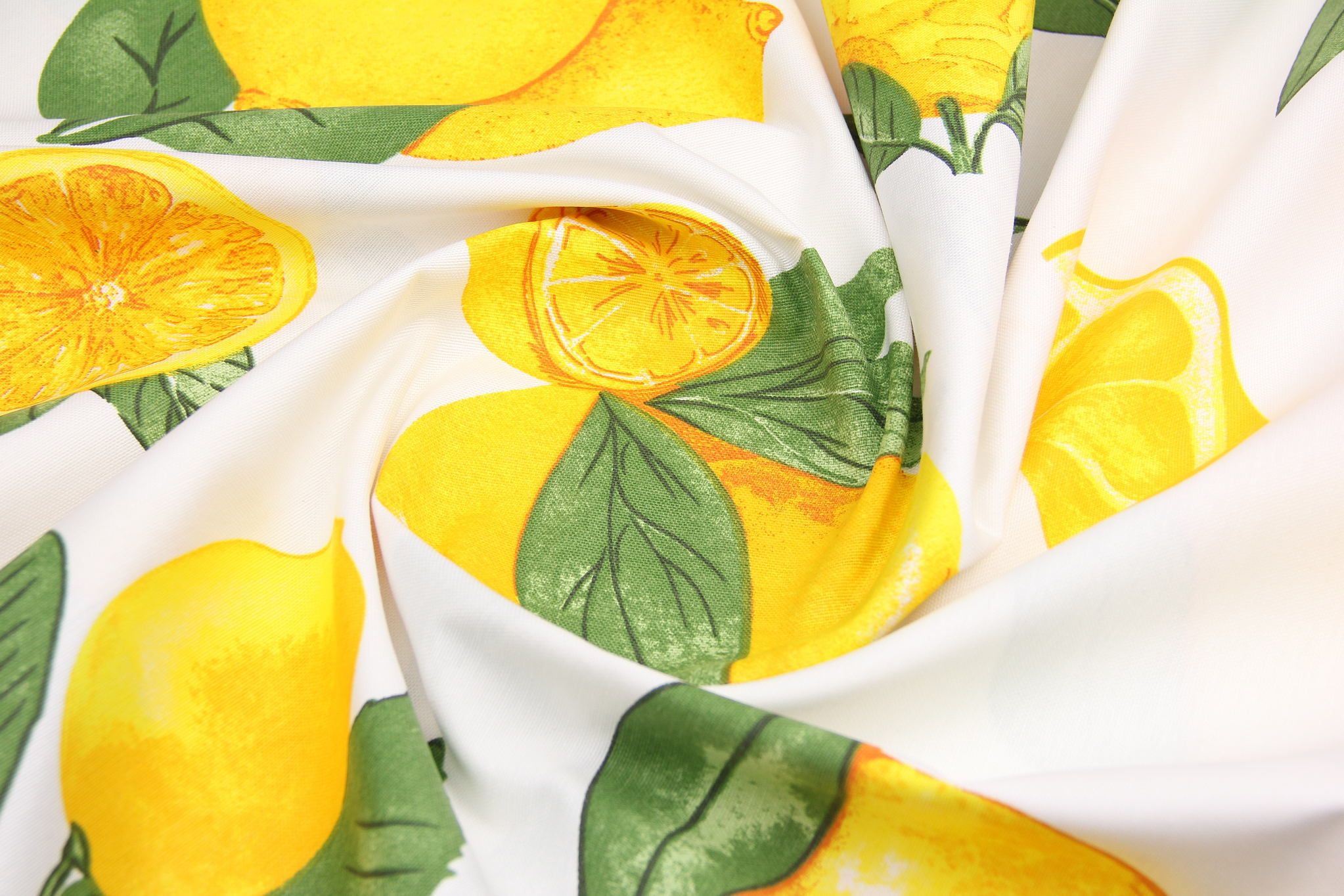 Ткань скатертная с тефлоновой пропиткой Big Лимон