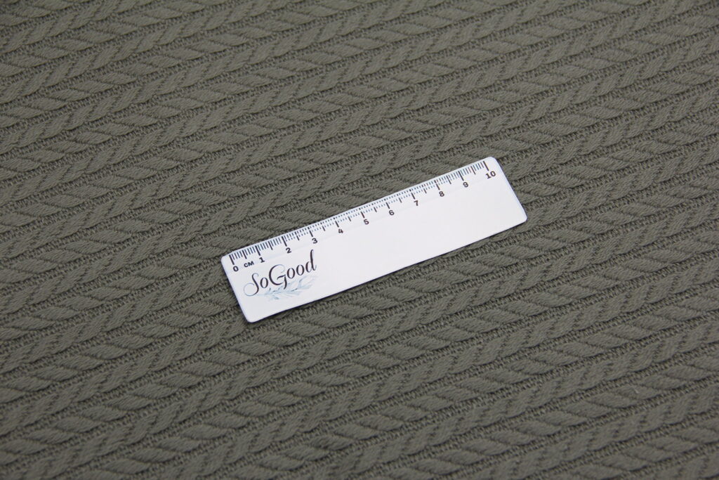 Ткань Пике Косичка Хаки, плотность 310 г/м2, ширина 240 см