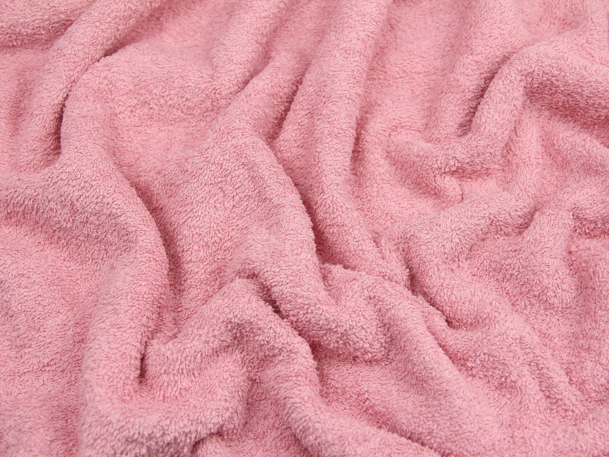 Махра двостороння Пастельний рожевий, 100% Бавовна, ширина 160 см, щільність 400 г/м2