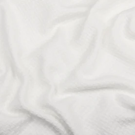 Тканина Піке Шанель Білий F01, щільність 360 г/м2, ширина 240 см