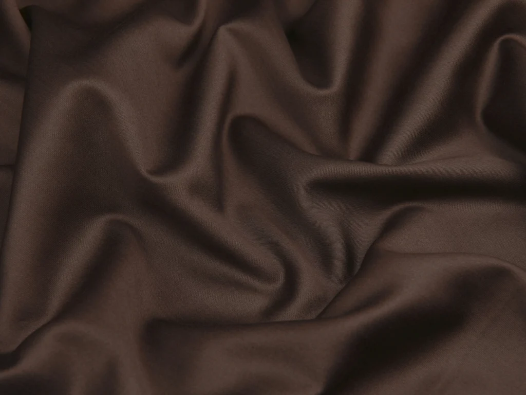 Тканина Сатин SN11 Темний шоколад, Туреччина, ширина 240 см, щільність 130 г/м2