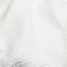 Тканина Піке Косичка Білий теплий, щільність 310 г/м2, ширина 240 см