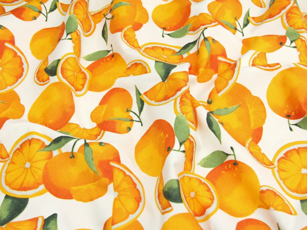 Тканина скатертна з тефлоновим просоченням Апельсиновий фреш