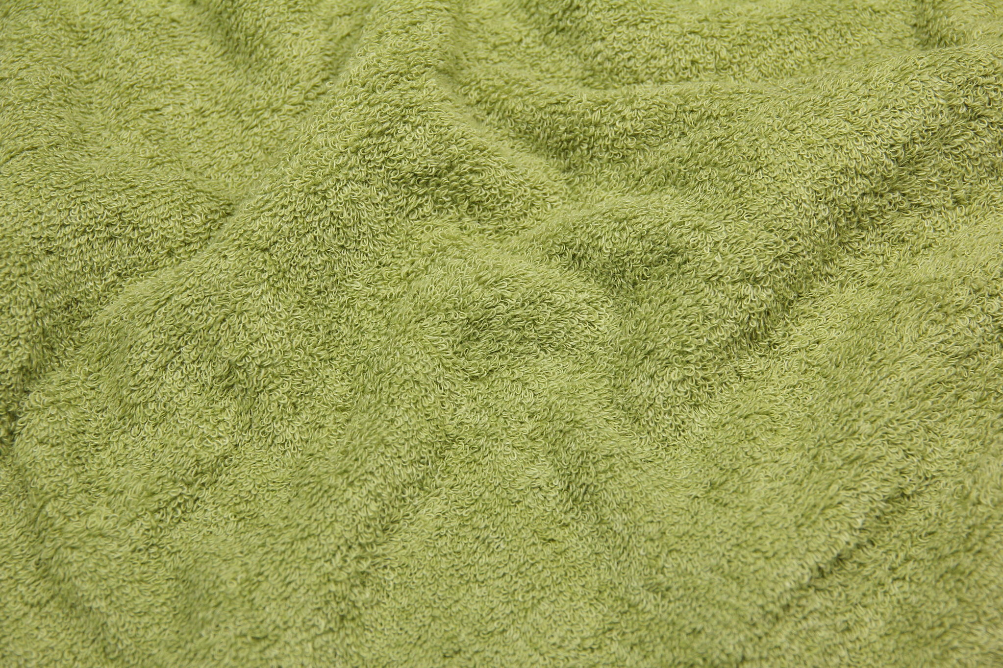 Махра двостороння Оливково-зелений, 100% Бавовна, ширина 160 см, щільність 365 гм2